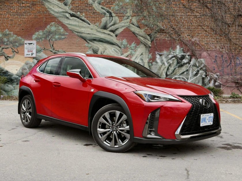 Лексус ux200 красный