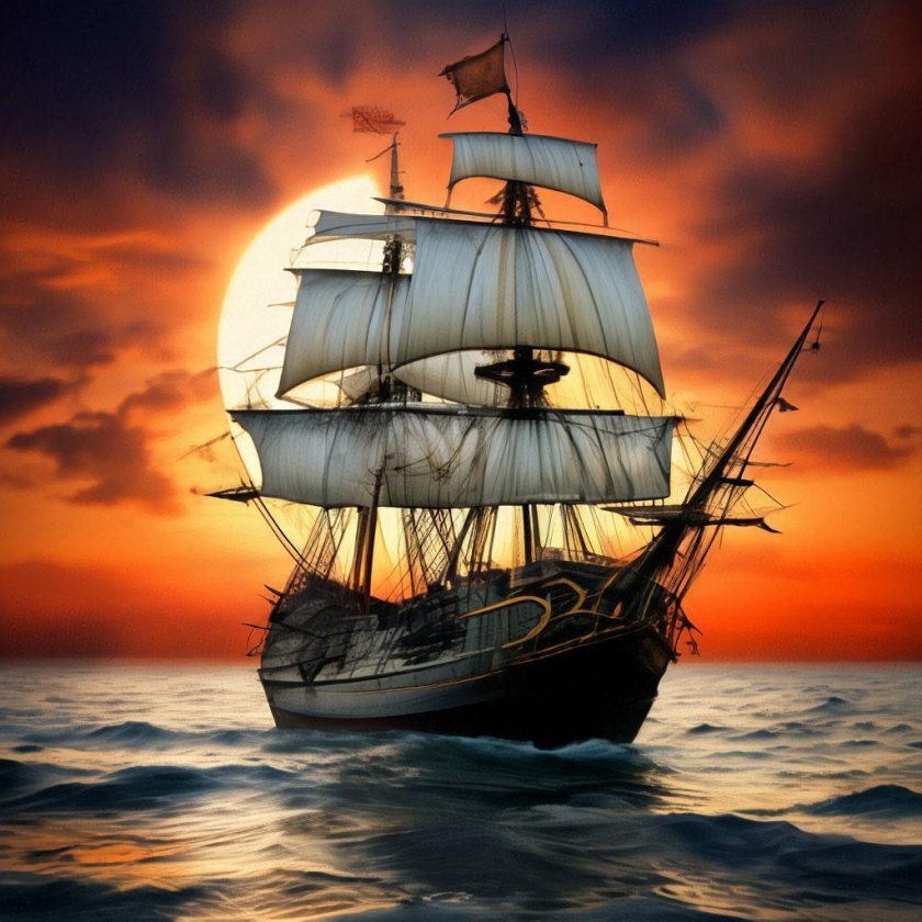 Парусные корабли