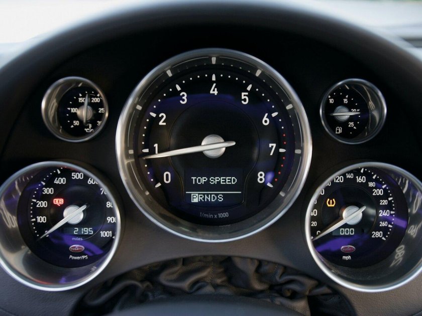 Приборная панель bugatti veyron
