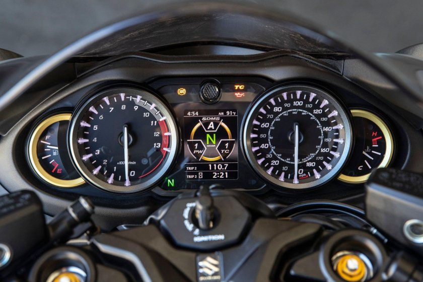 Сузуки Хаябуса приборная панель