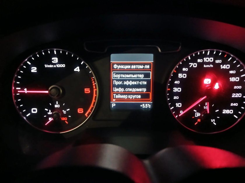 Приборная панель ауди