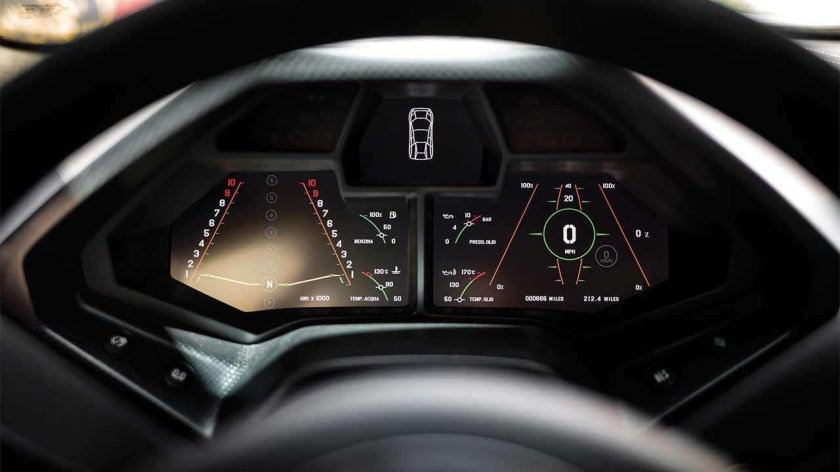 Lamborghini Reventon приборная панель