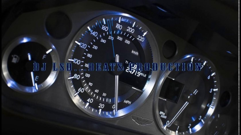 Aston Martin db9 спидометр