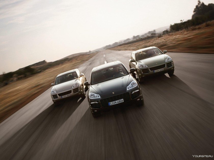 Порше Кайен дрифт