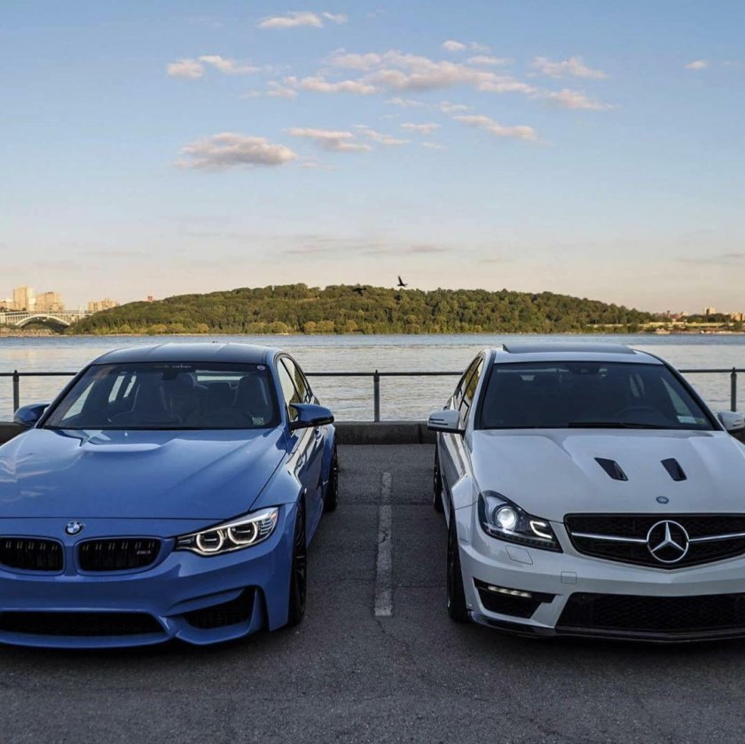 BMW m3 vs Mercedes c63