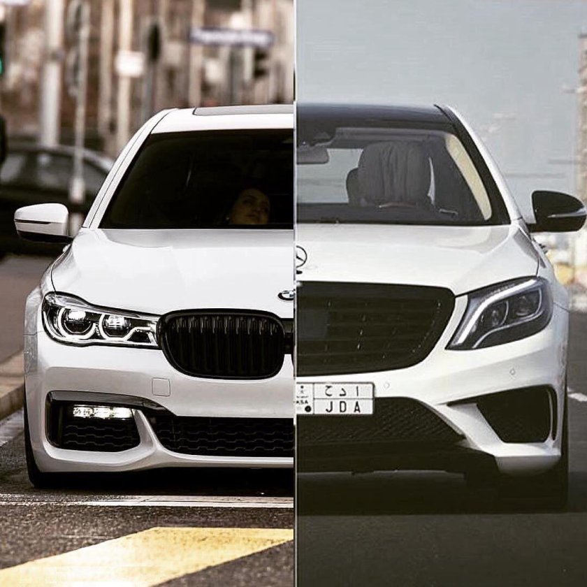 БМВ И Мерседес