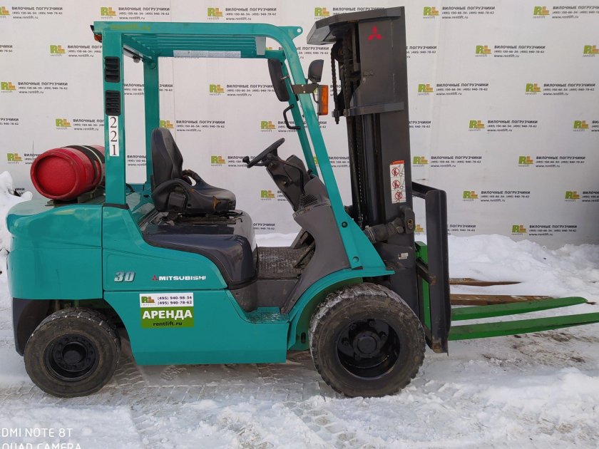 Вилочный автопогрузчик Mitsubishi fg20t 2370