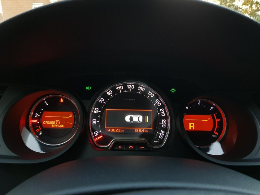 Citroen c5 приборная панель