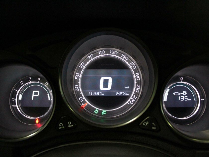 Citroen c4 спидометр