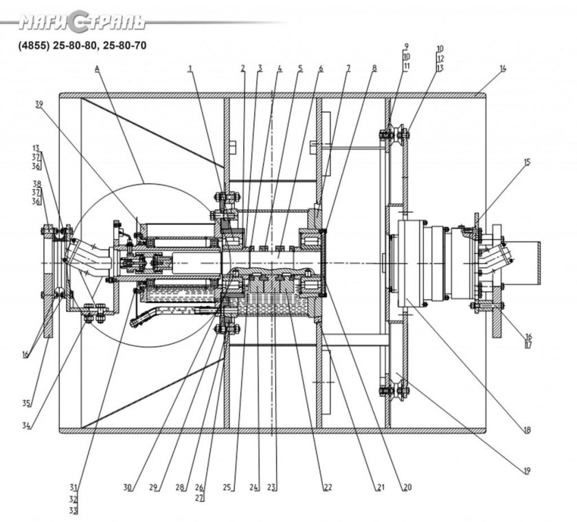 Валец вибрационный Ду-84.187.500