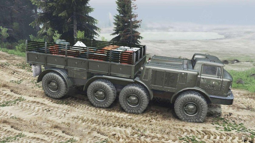 Военный тягач ЗИЛ 135