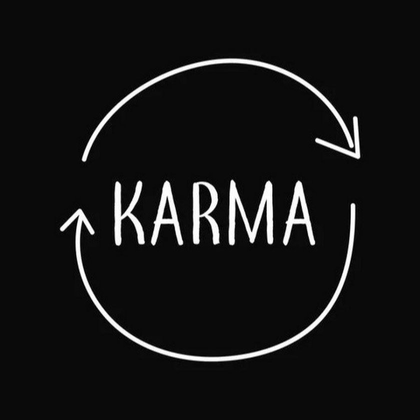 Карма надпись