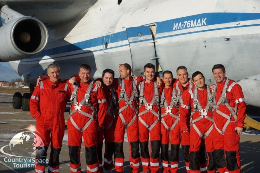 Ил 76 Невесомость