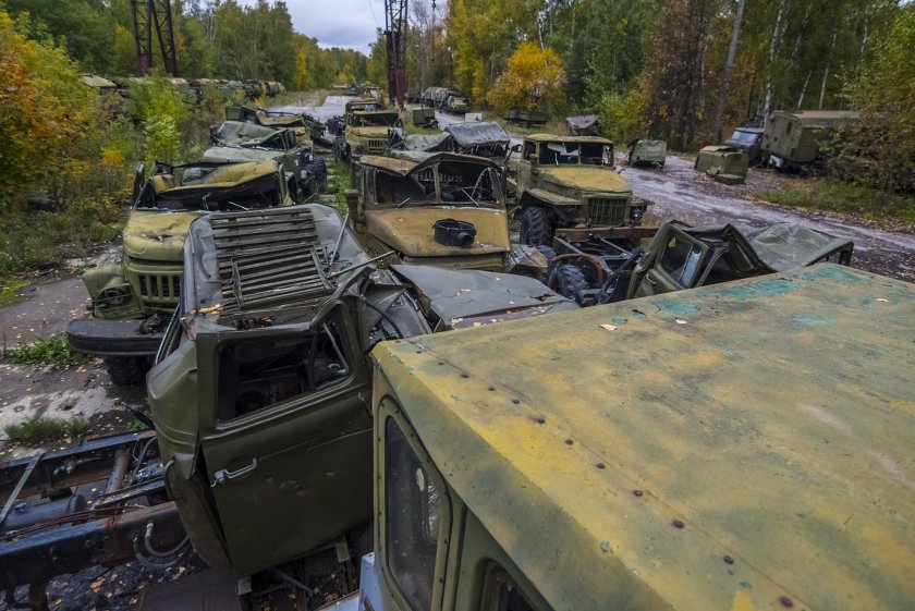 Кладбище техники в Подмосковье