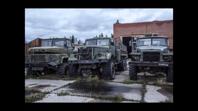 Урал 4320 и КРАЗ