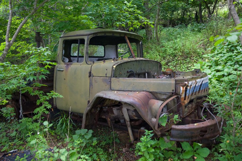 Заброшенные военные пушки