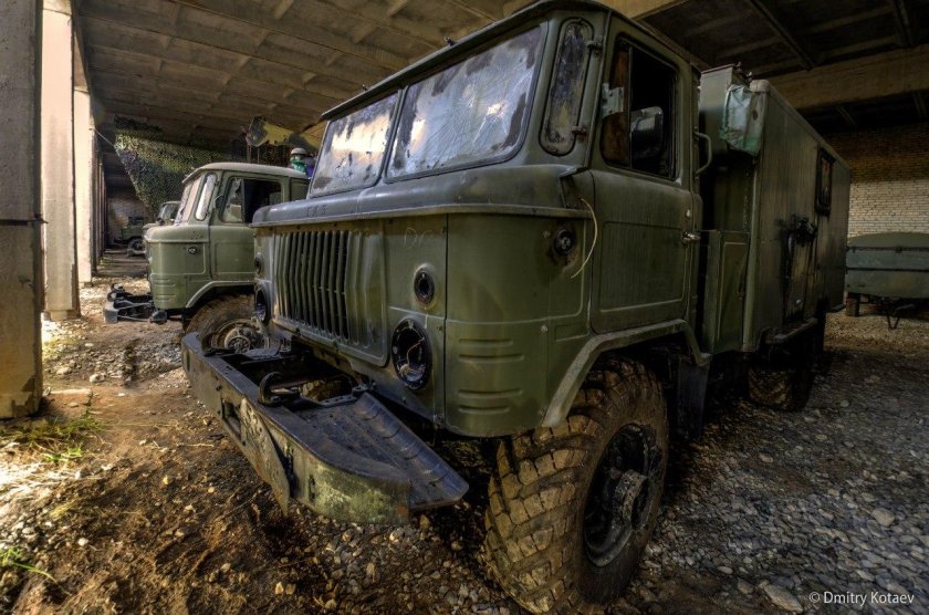 Военный ангар ГАЗ 66