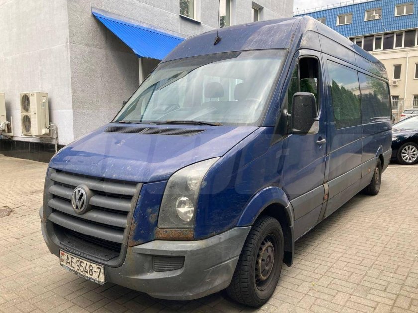 Фольксваген крафтер синий