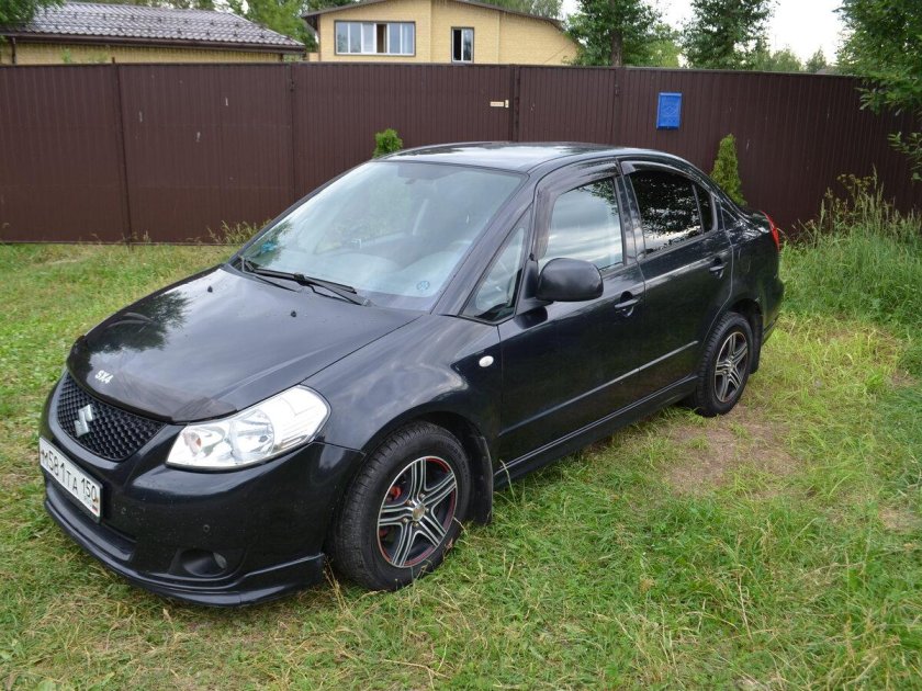 Suzuki sx4 2008 черный