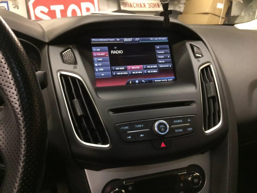 Sync 2 Ford Focus 3