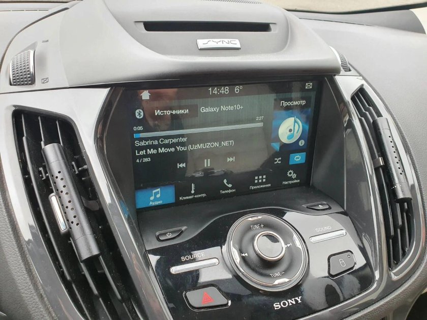 Ford Escape 2017 экран sync