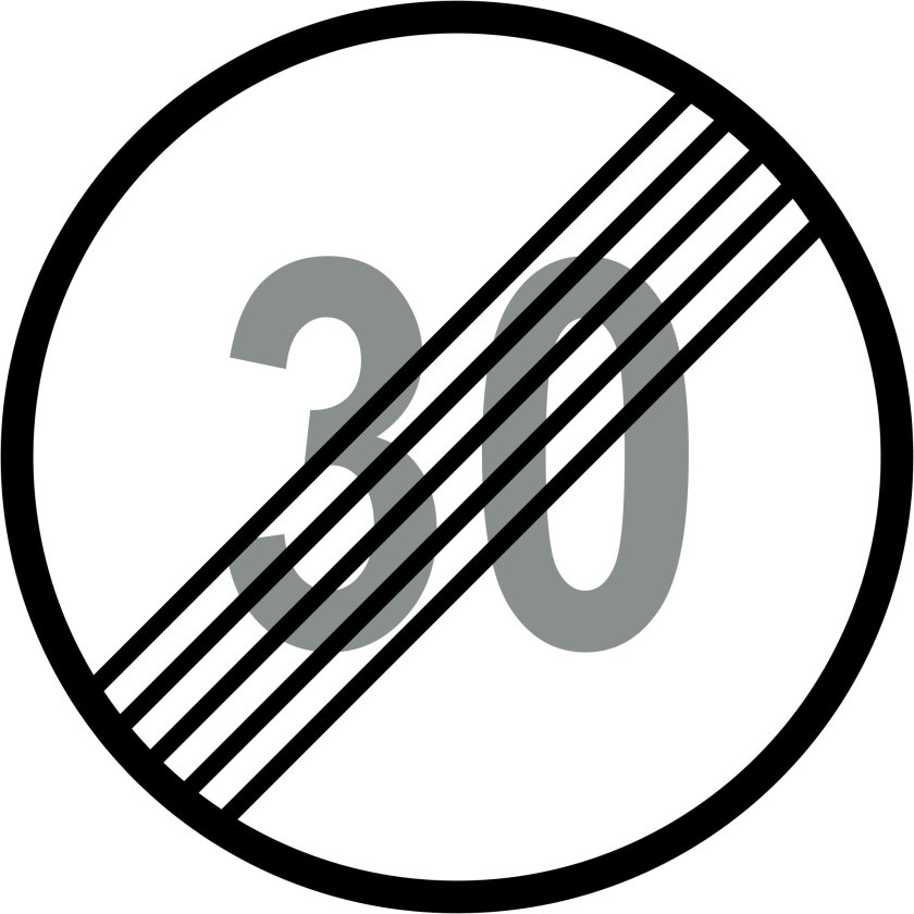 3.25 "Конец зоны ограничения максимальной скорости".