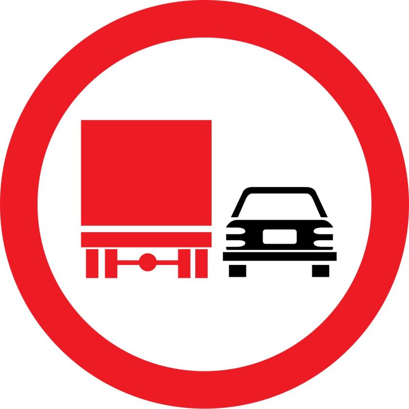 Дорожный знак 3.22