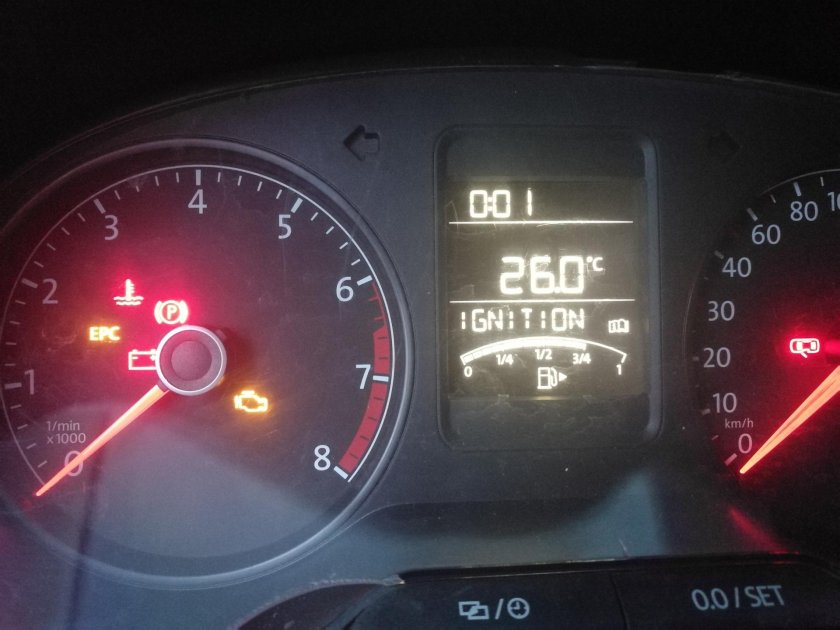 Поло седан индикаторы приборной панели