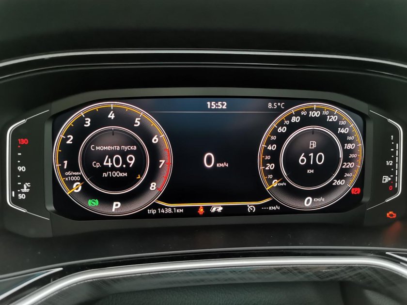 Цифровая приборная панель Kia Rio 4