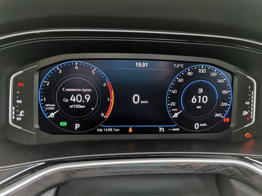 Цифровая приборная панель Фольксваген поло