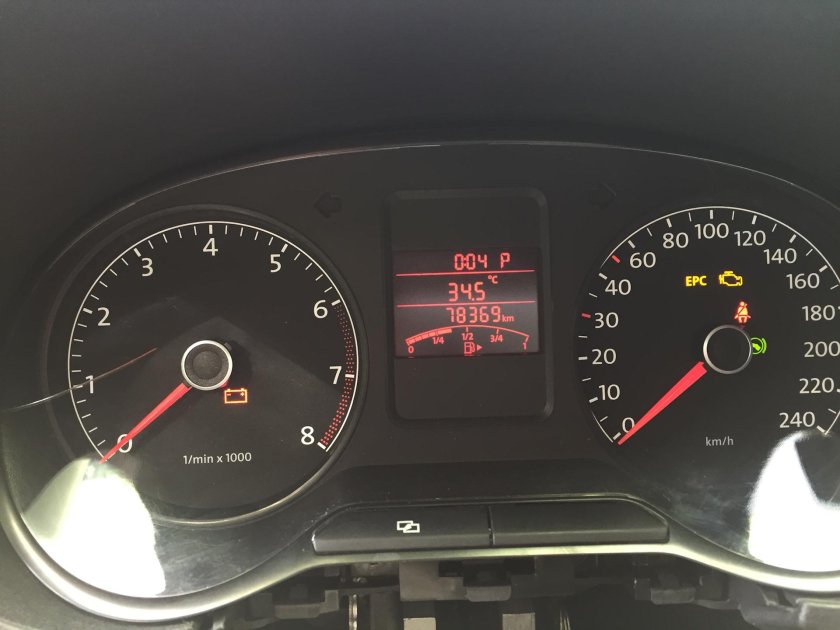 Приборная панель Фольксваген поло 2013