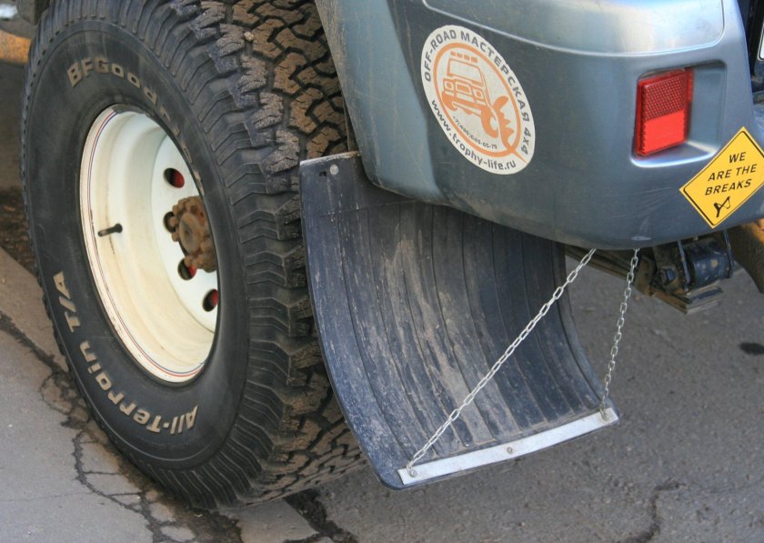 Брызговики универсальные для УАЗ Патриот