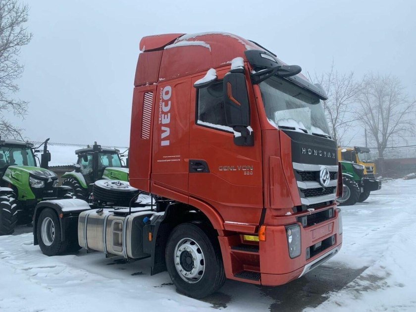 Седельный тягач dongfeng dfh4180 4x2