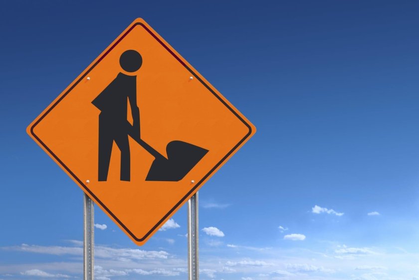 Рабочий пост знак