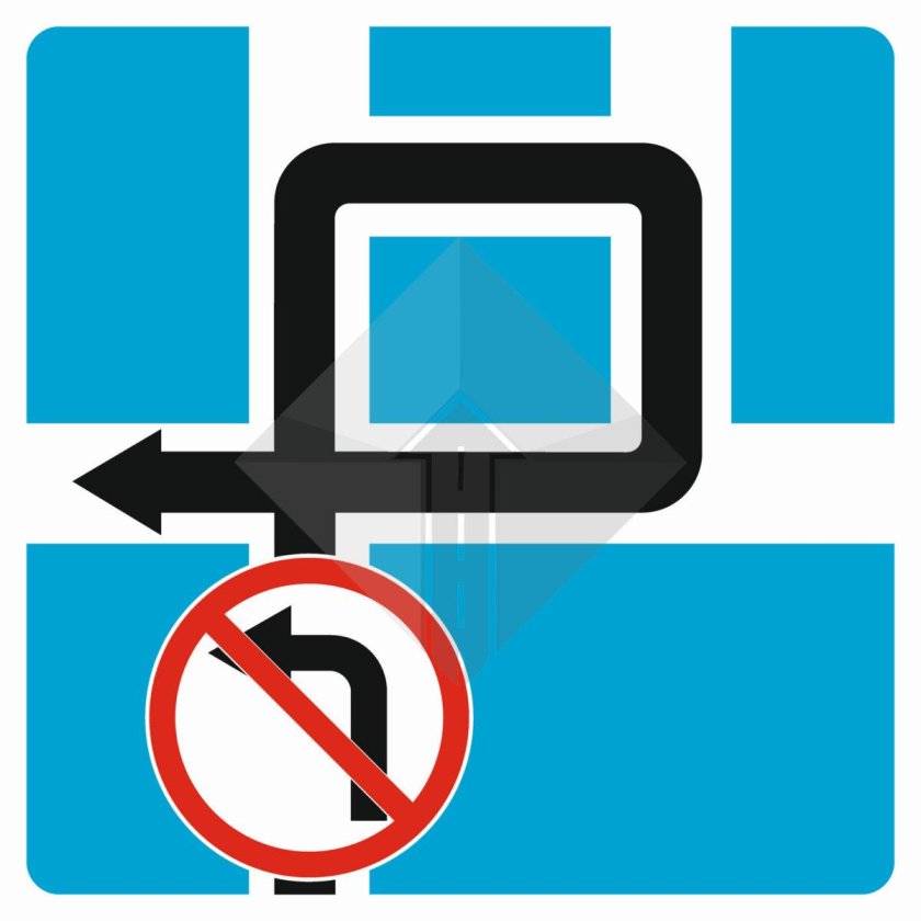 Дорожные знаки квадратные