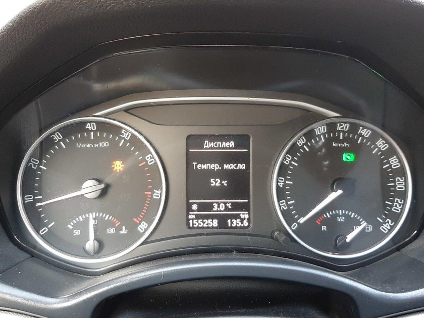 Табло Шкода Октавия 2013