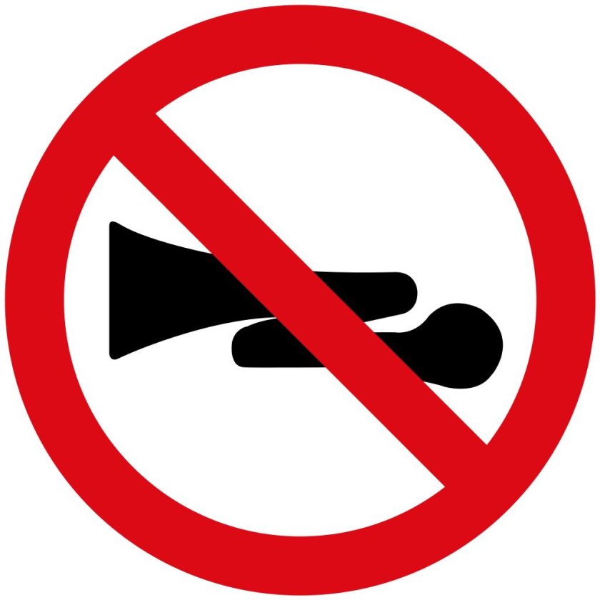 Знаки без надписей