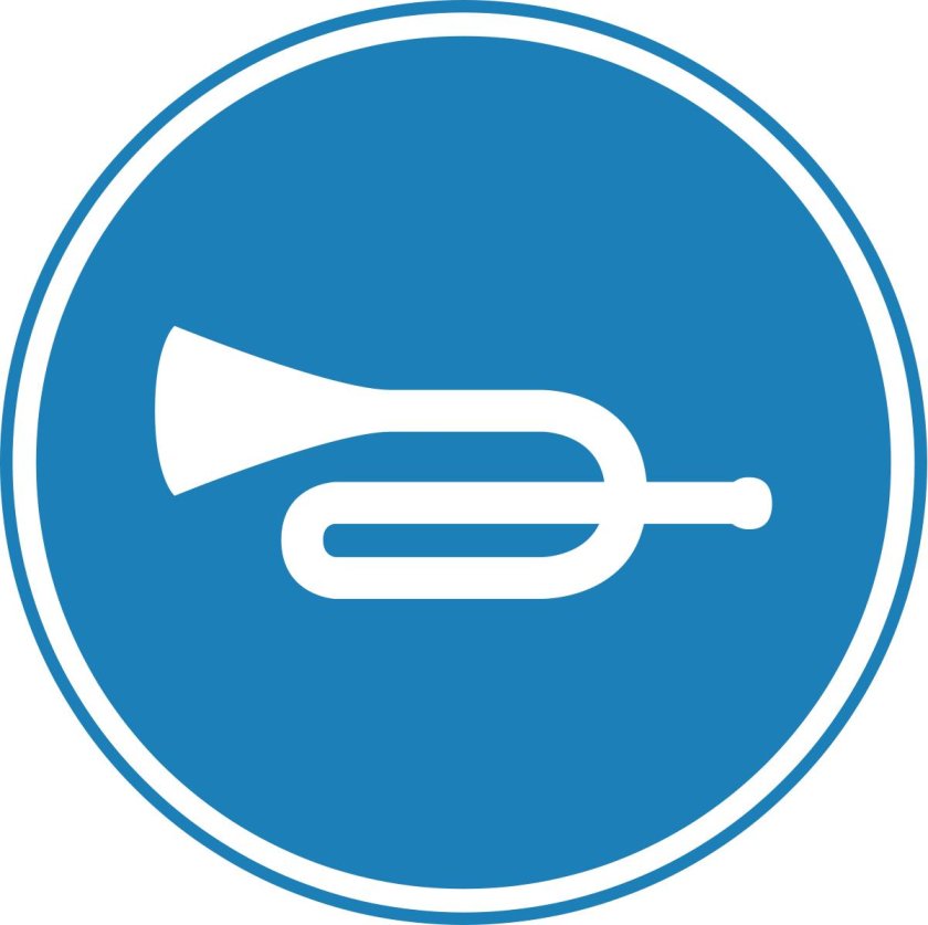 Знак звуковой сигнал