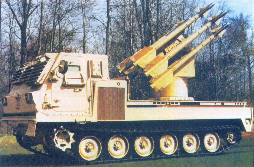 Самоходный ЗРК tracked Rapier