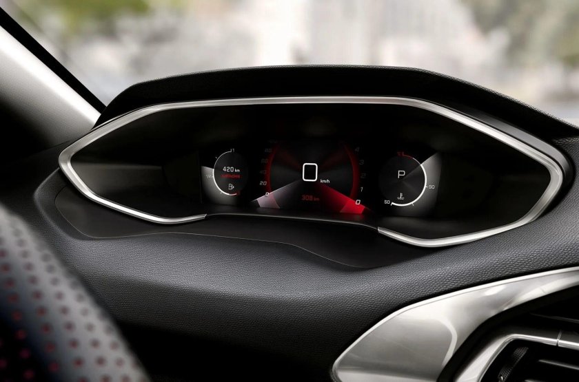 Цифровая приборная панель Пежо 308