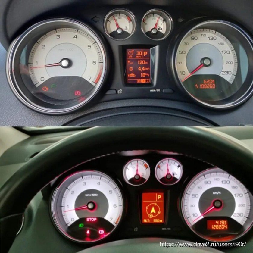 Приборная панель Пежо 408