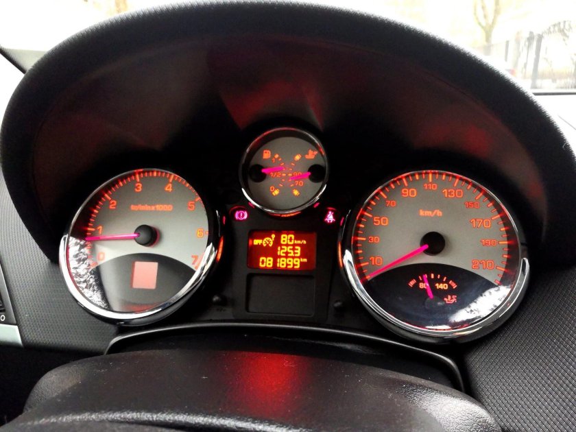 Щиток приборов Peugeot 207