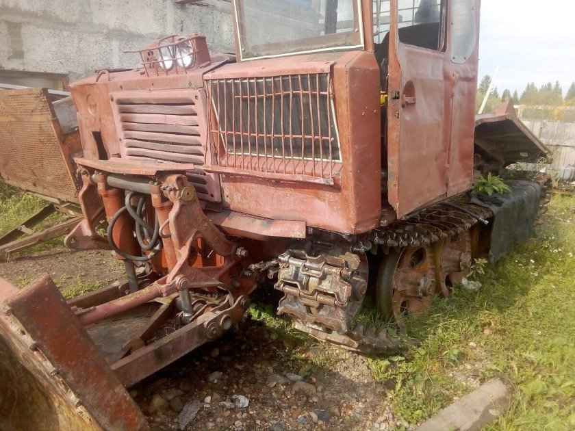 Трелёвочный трактор тдт 55