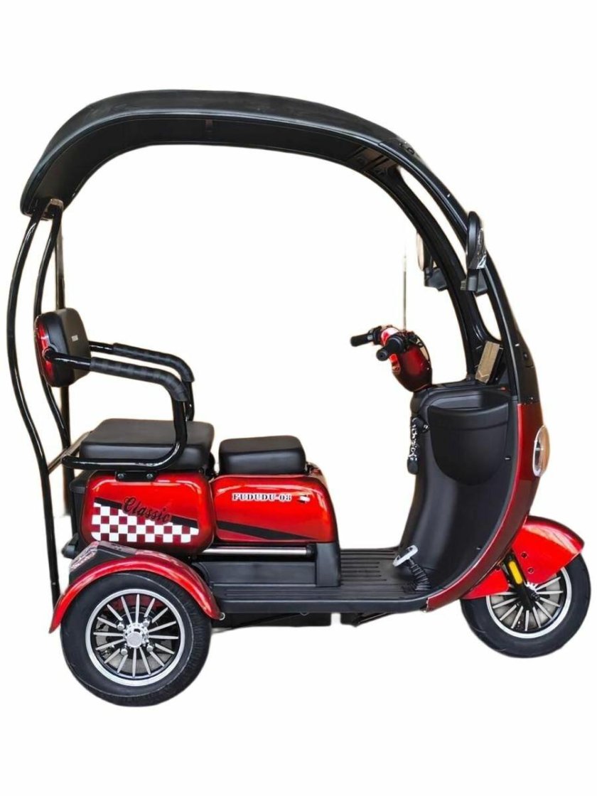 Электрический трицикл с крышей