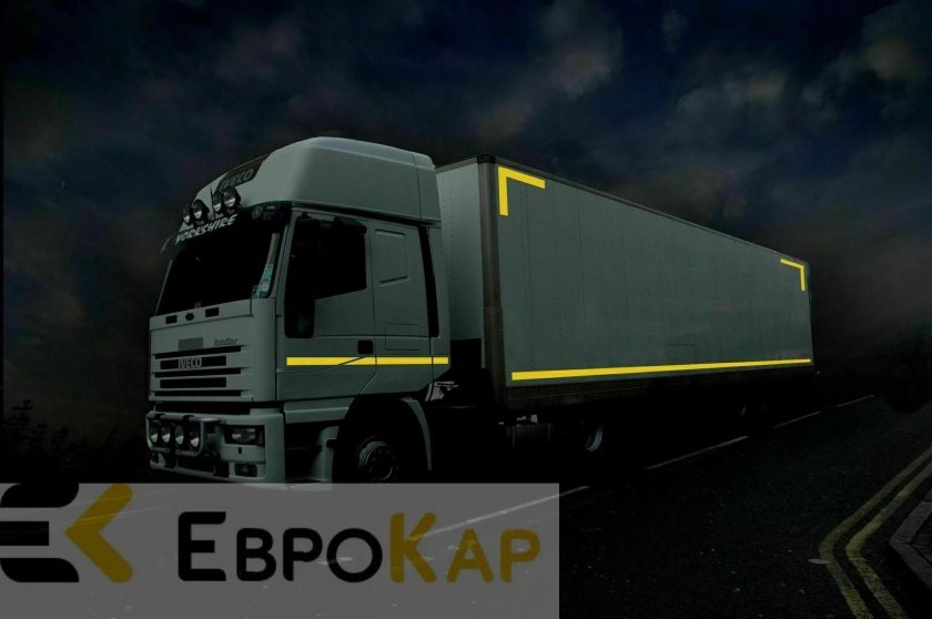 Светоотражающая пленка для грузовых автомобилей