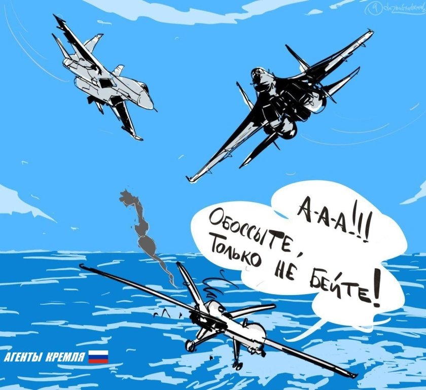 Беспилотники карикатура