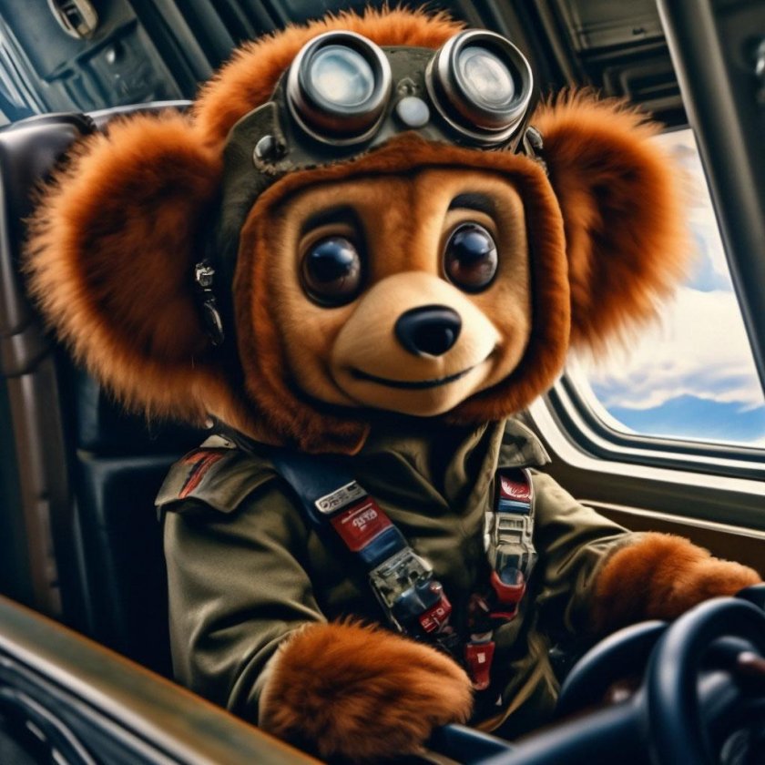 Самолет чебурашка