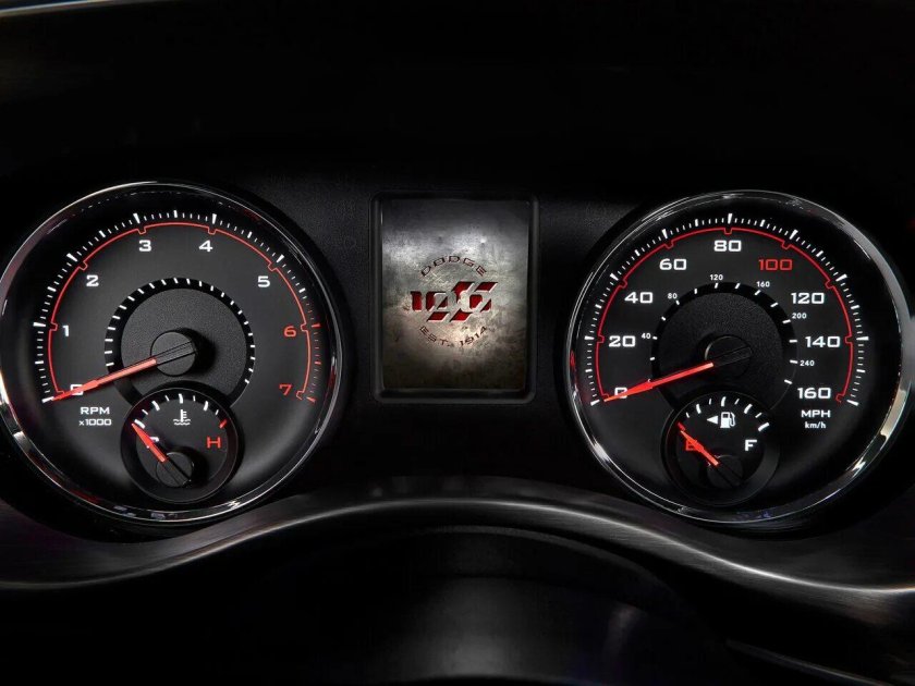 Приборка Додж Чарджер