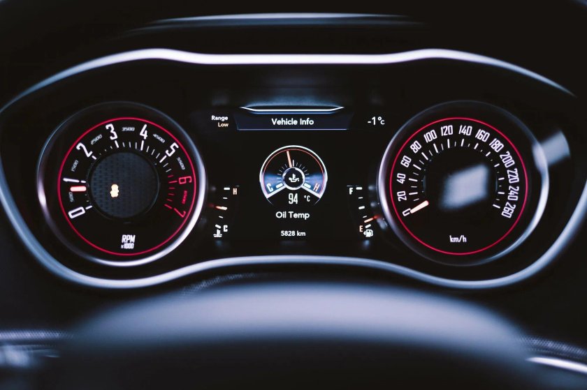 Dodge Challenger приборка
