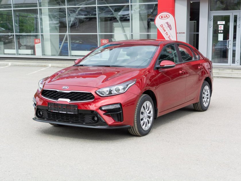 Киа Церато 2021 красная